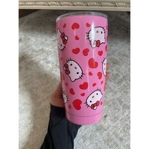 Hello Kitty Pink Heart Tumbler New Valentines Day 4 Hours Hot 12 Hours Cold‎
